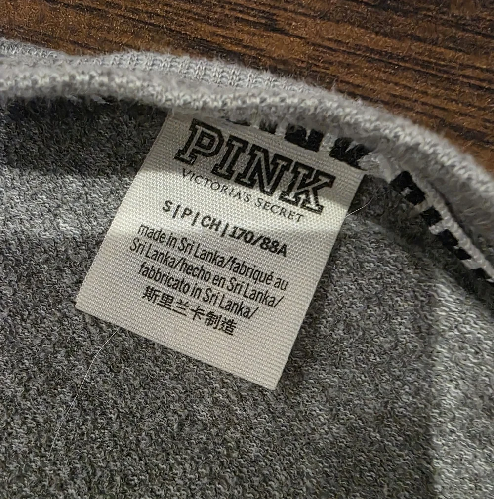 PINK Victoria's Secret Heather Gray Sweatshirt - Picture 3 of 4